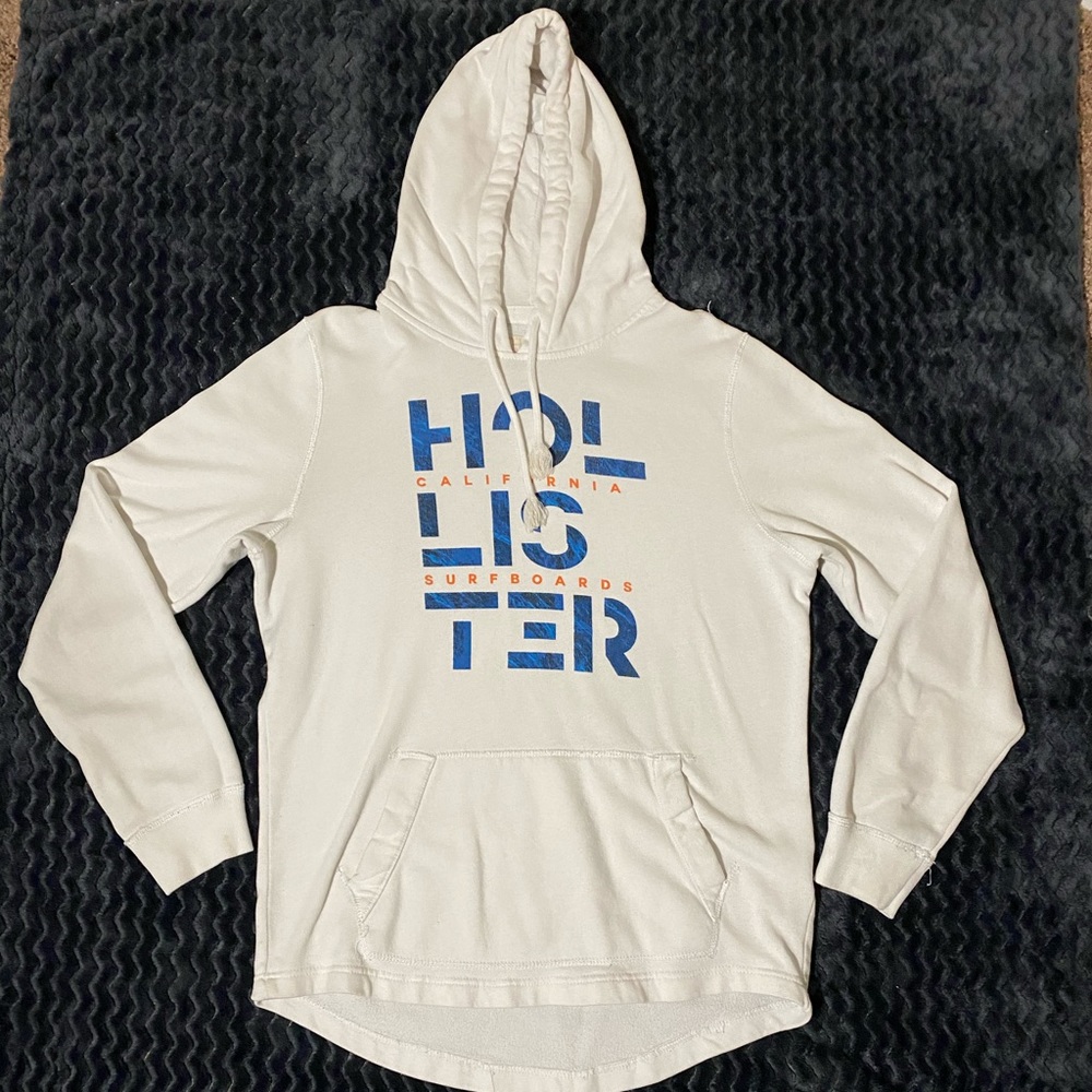 White Hollister Hoodie